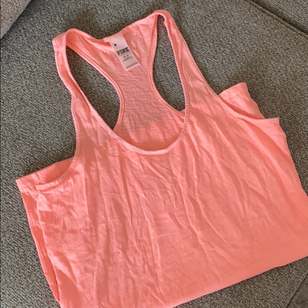 PINK tank orange salmon color
